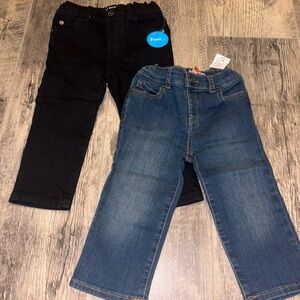 The Children's Place Black and Denim Jeans Set